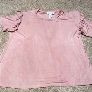 Pink blush blouse